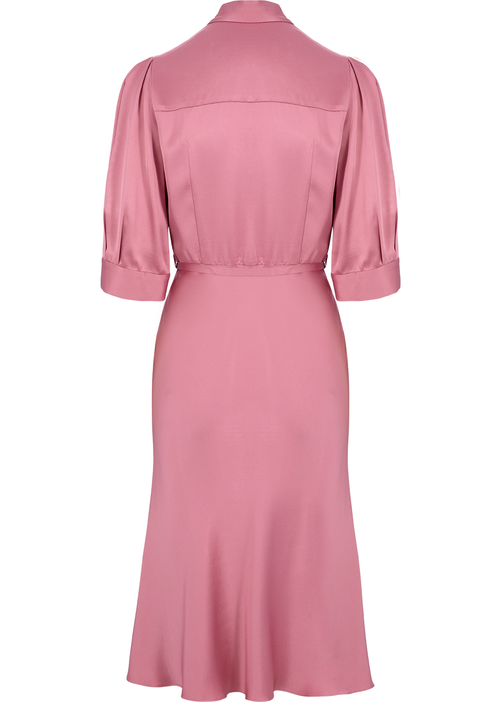 SALAZIA Misty Pink Midi Dresses