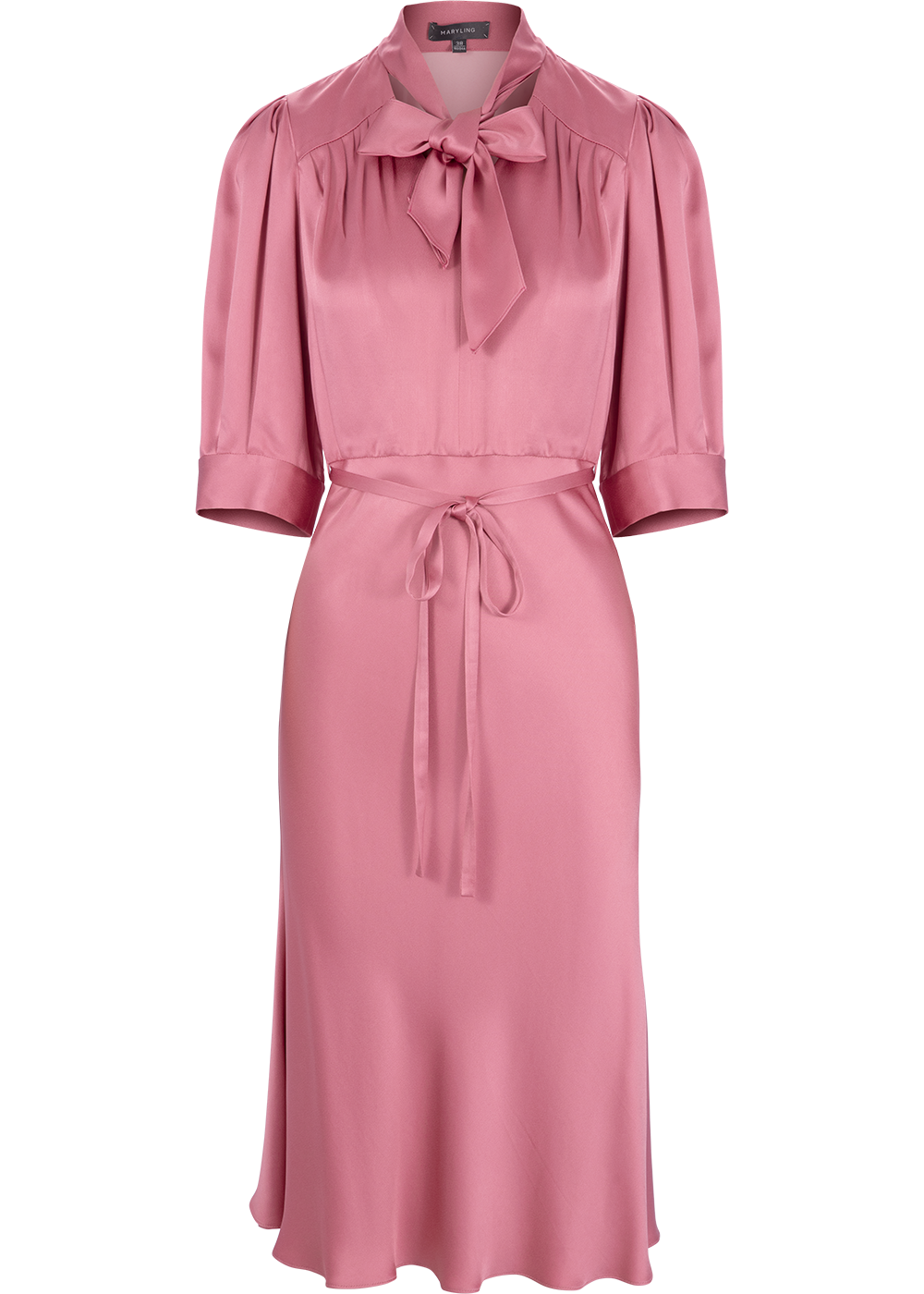 SALAZIA Misty Pink Midi Dresses