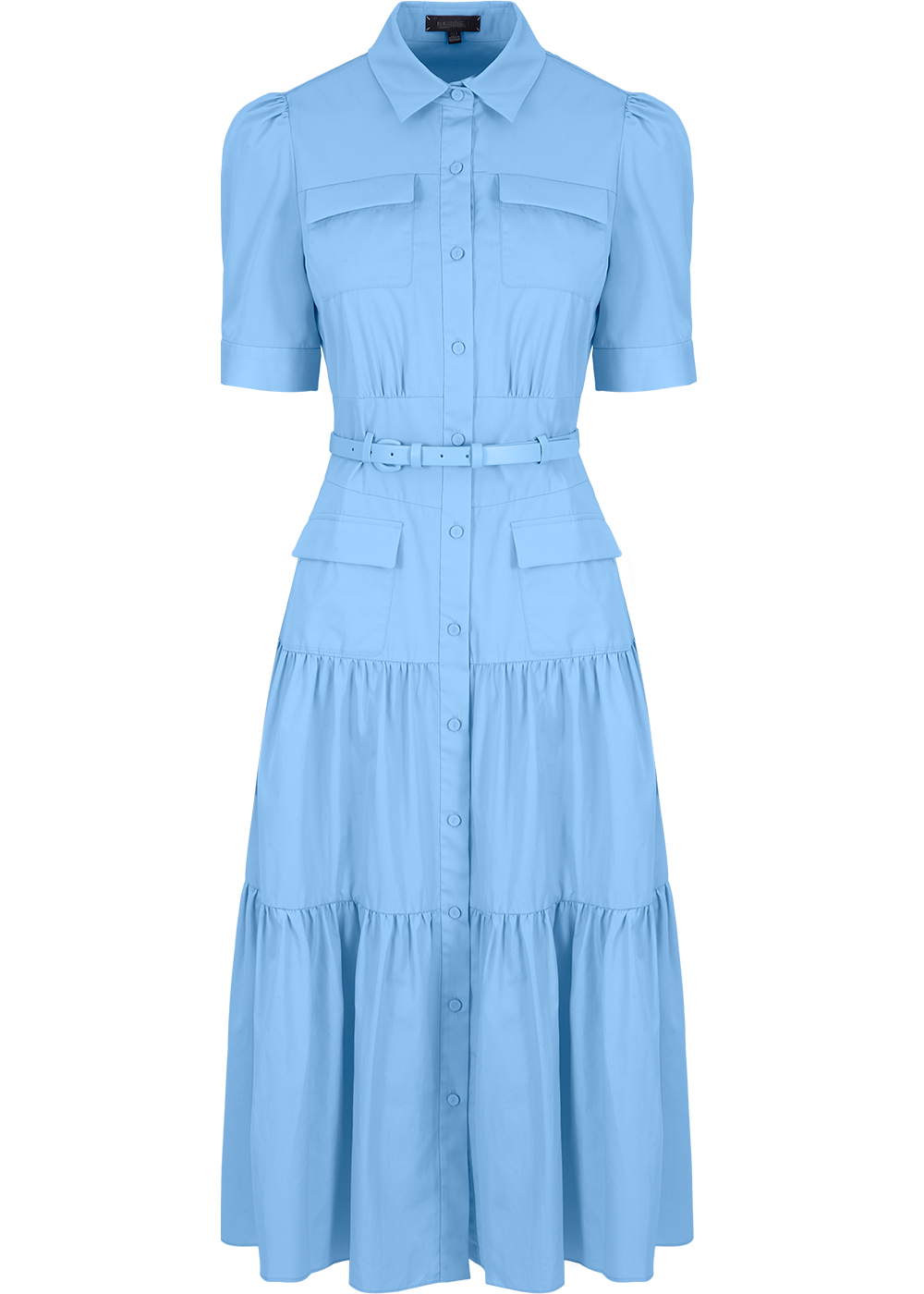 SALAZIA Light Blue Cotton Dresses