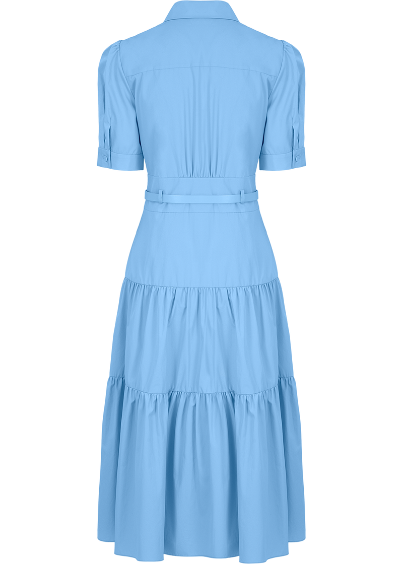 SALAZIA Light Blue Cotton Dresses