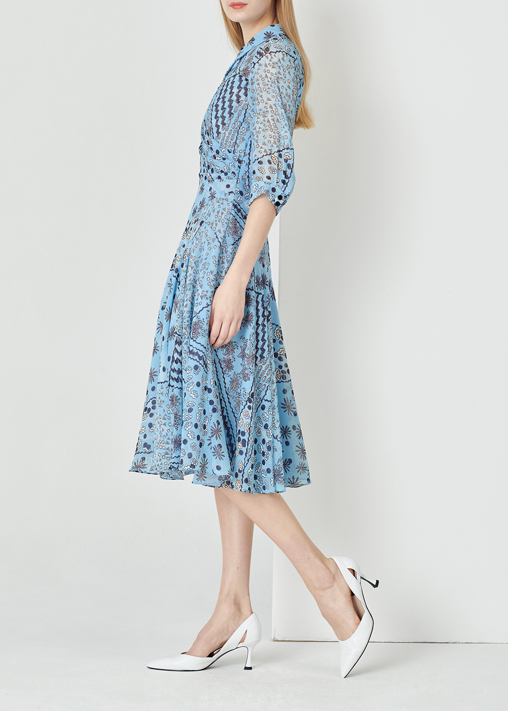 SALAZIA Underwater Garden Print Dresses