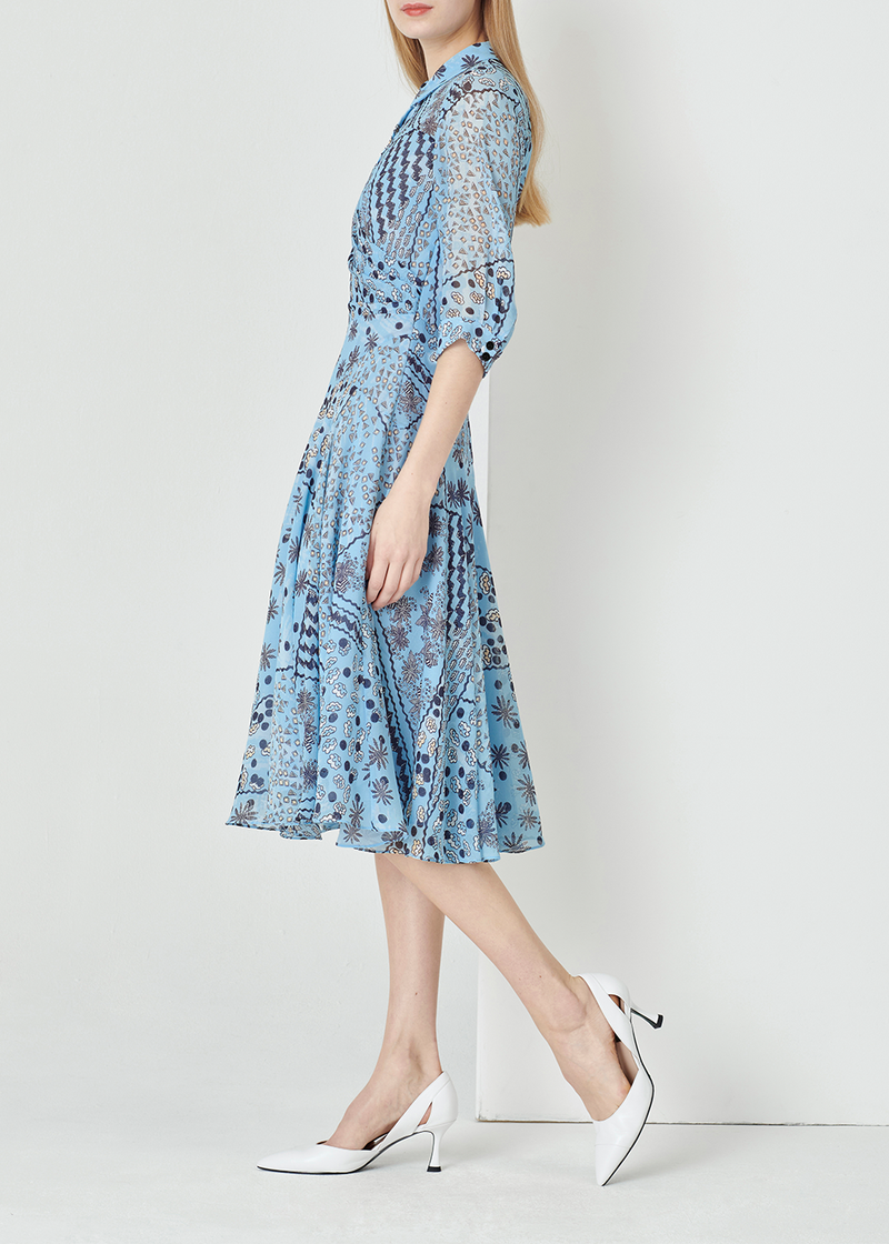 SALAZIA Underwater Garden Print Dresses