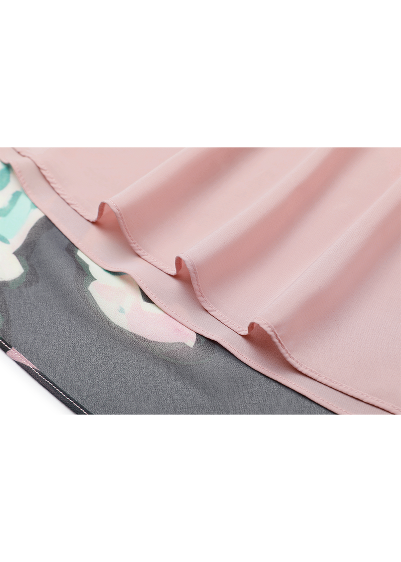 SALAZIA Pink Cutout Pattern Dresses