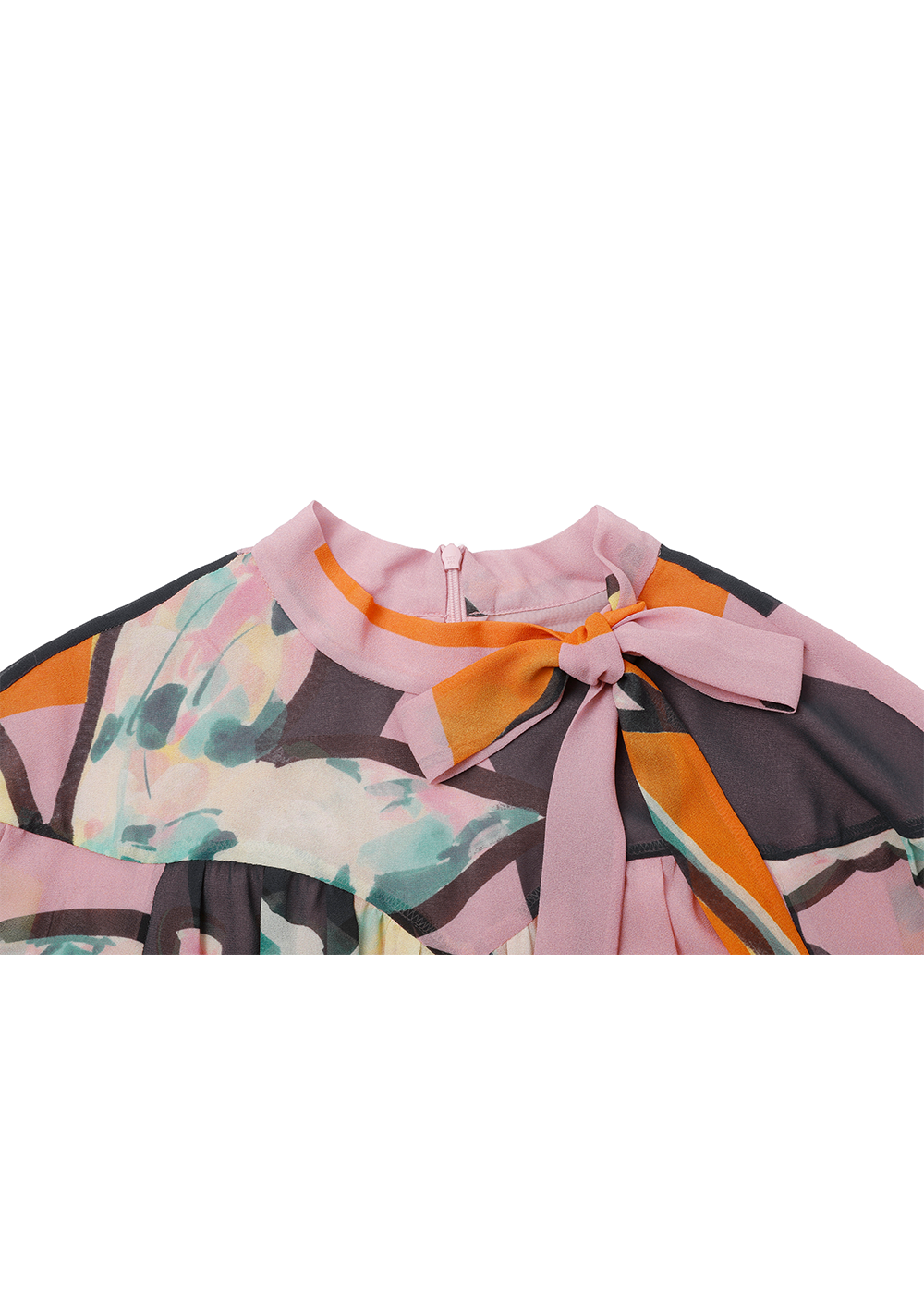 SALAZIA Pink Cutout Pattern Dresses