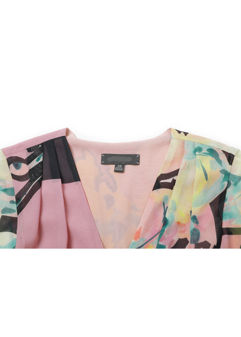 SALAZIA Pink Cutout Short-Sleeve Dresses