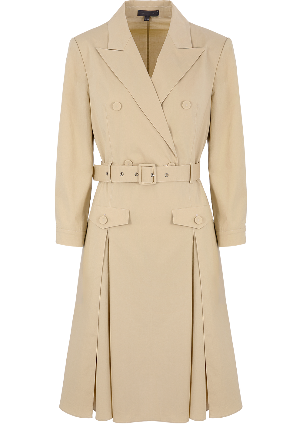 SALAZIA Sand Cotton-Blend Stretch Dresses