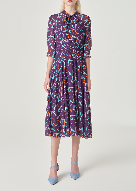 SALAZIA Bauhinia Floral Print Dresses