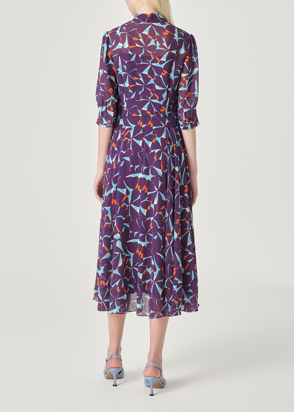 SALAZIA Bauhinia Floral Print Dresses