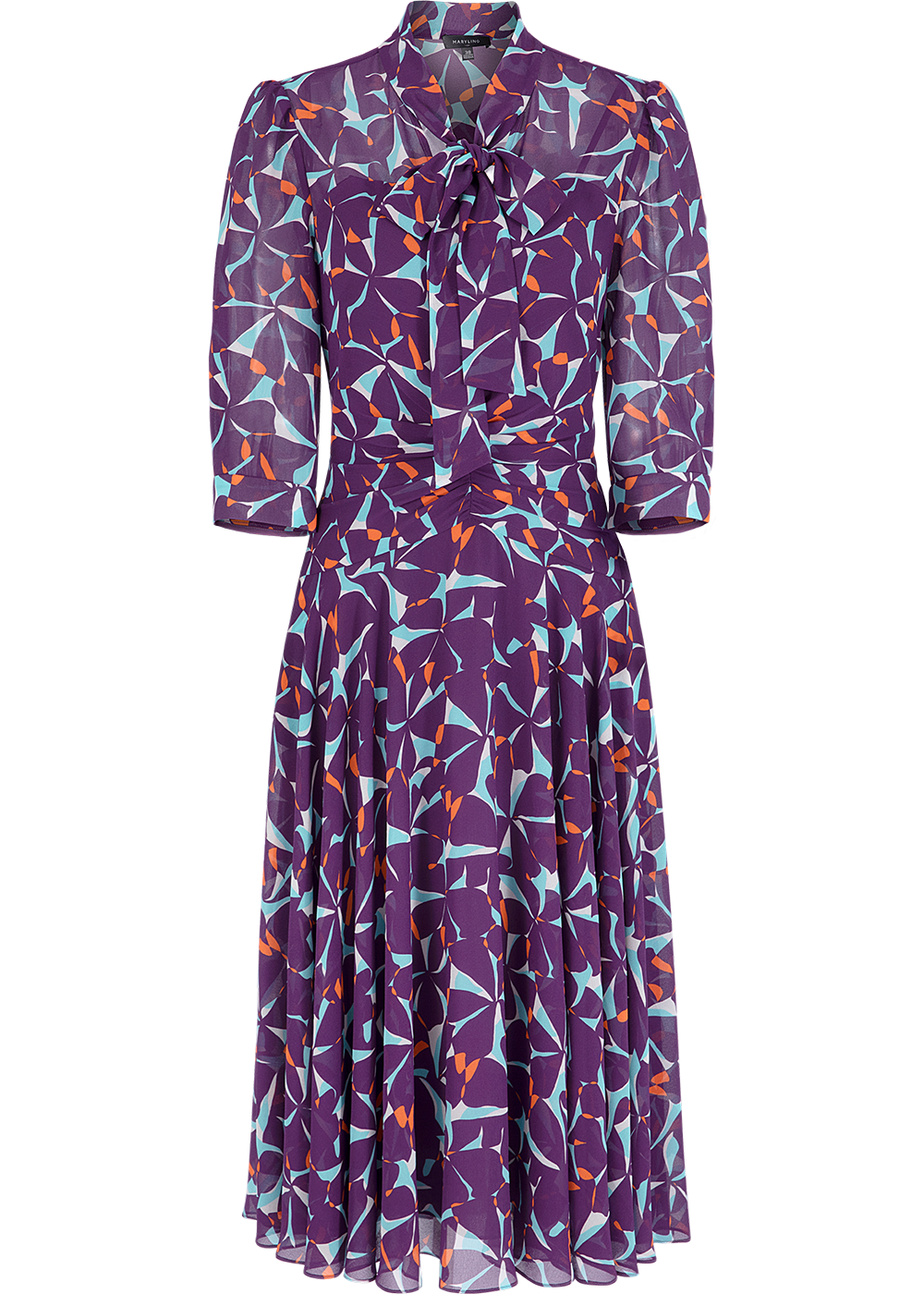 SALAZIA Bauhinia Floral Print Dresses