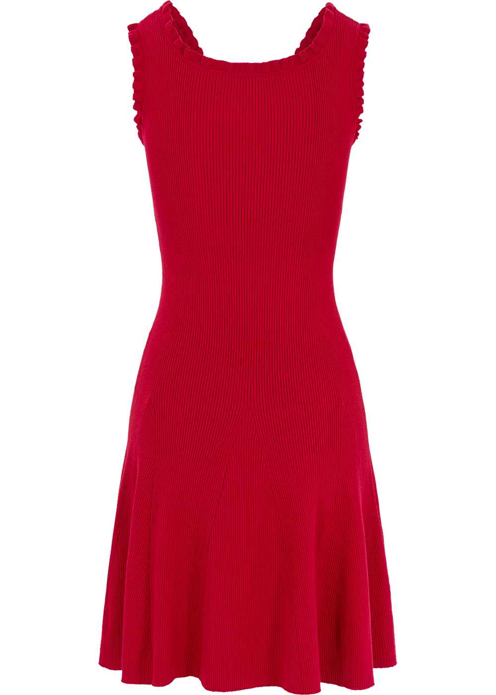 SALAZIA Bright Red Viscose Blend Knit Dresses