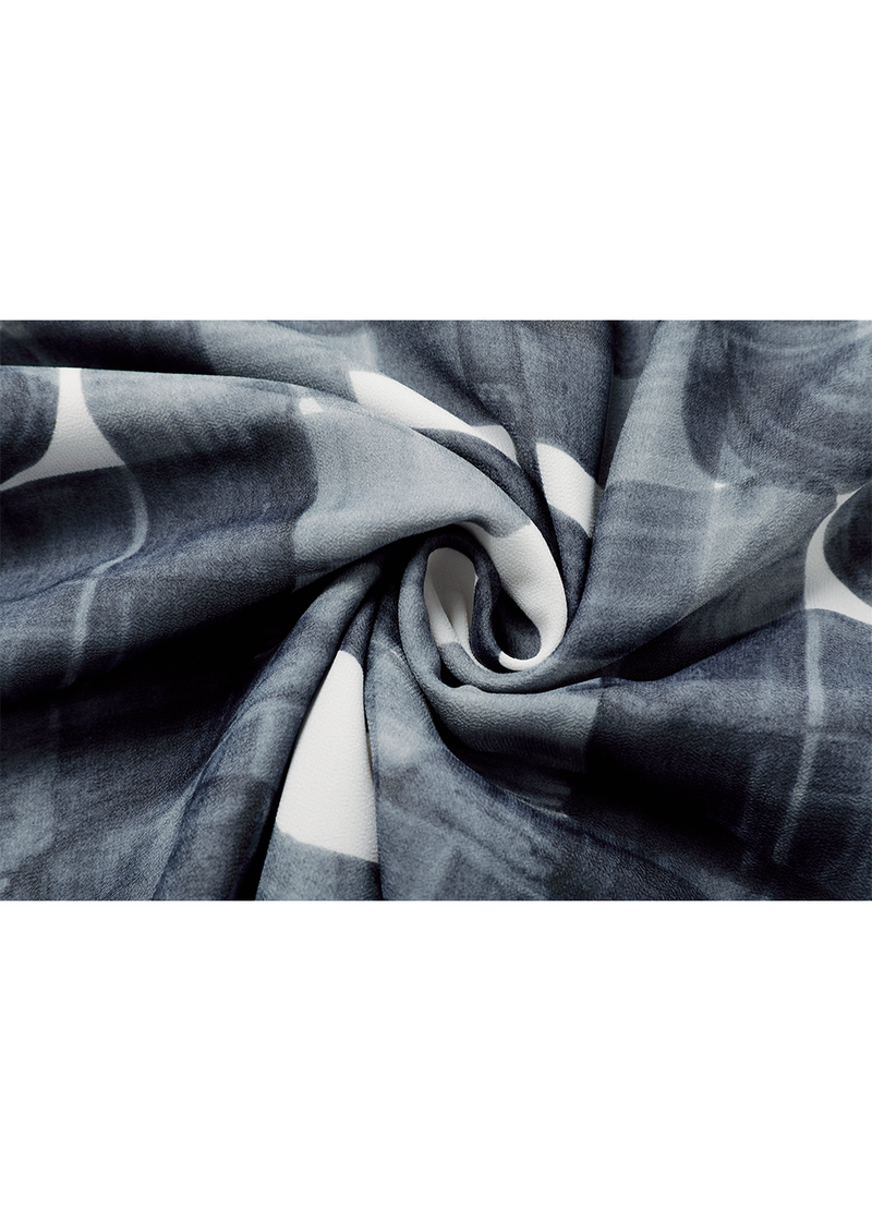 SALAZIA Black and White Brushstroke Blouses