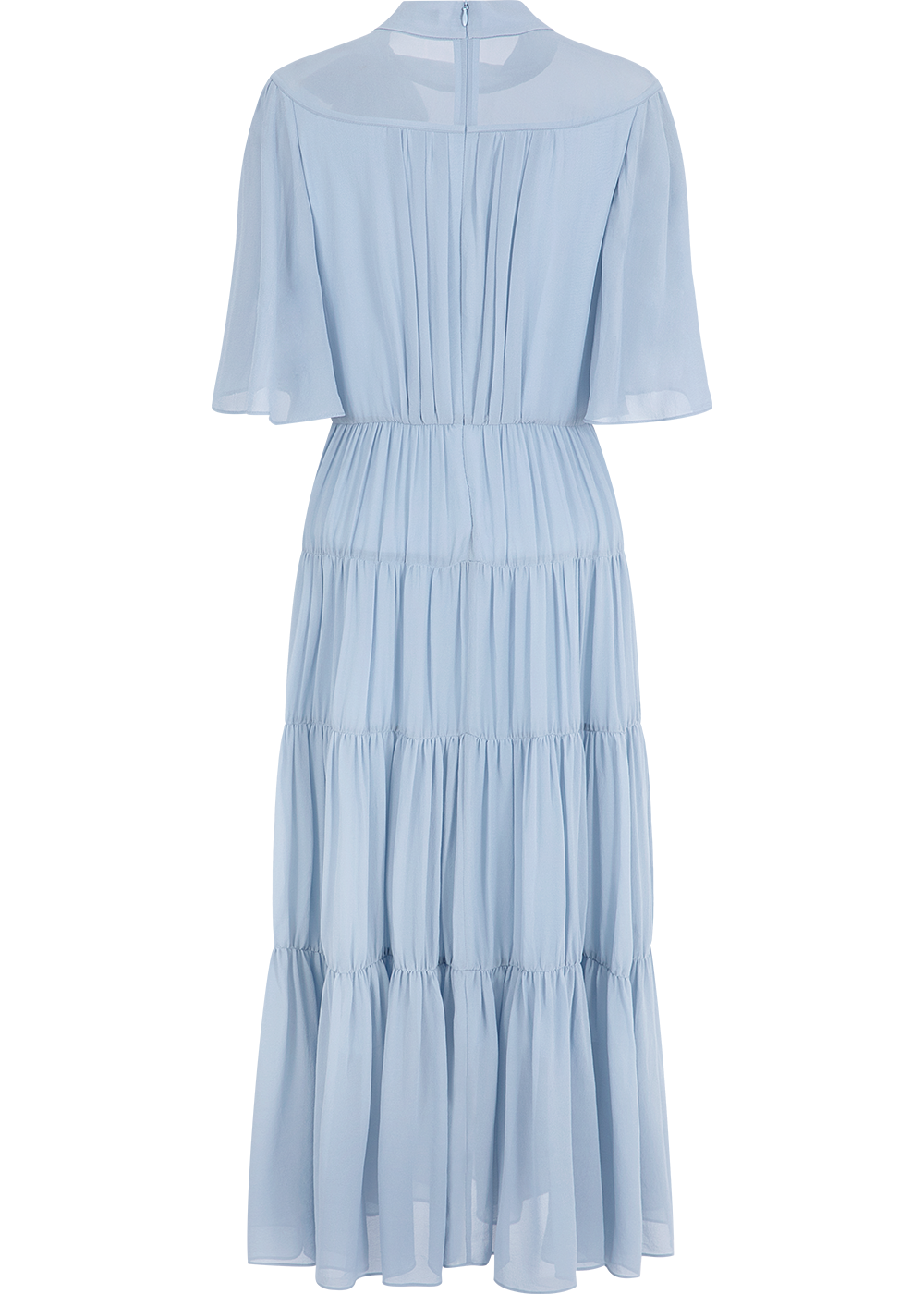 SALAZIA Water Blue Silk Dresses