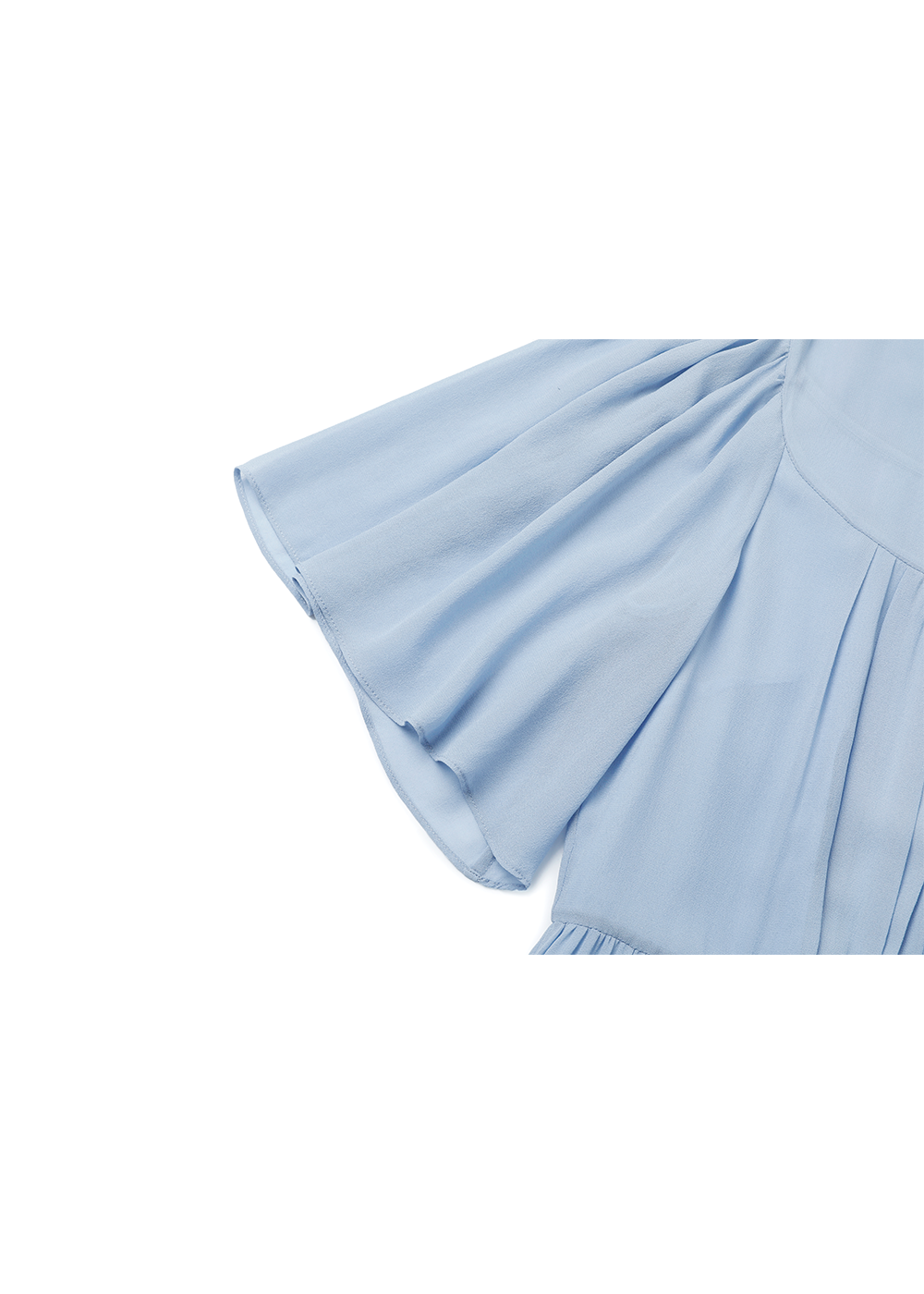 SALAZIA Water Blue Silk Dresses