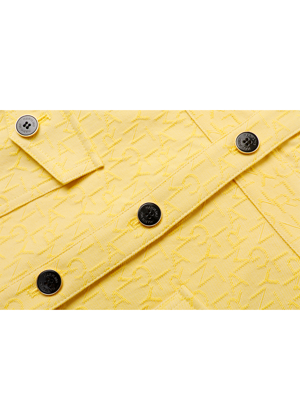 SALAZIA Pale Yellow Cotton-Blend Stretch Dresses