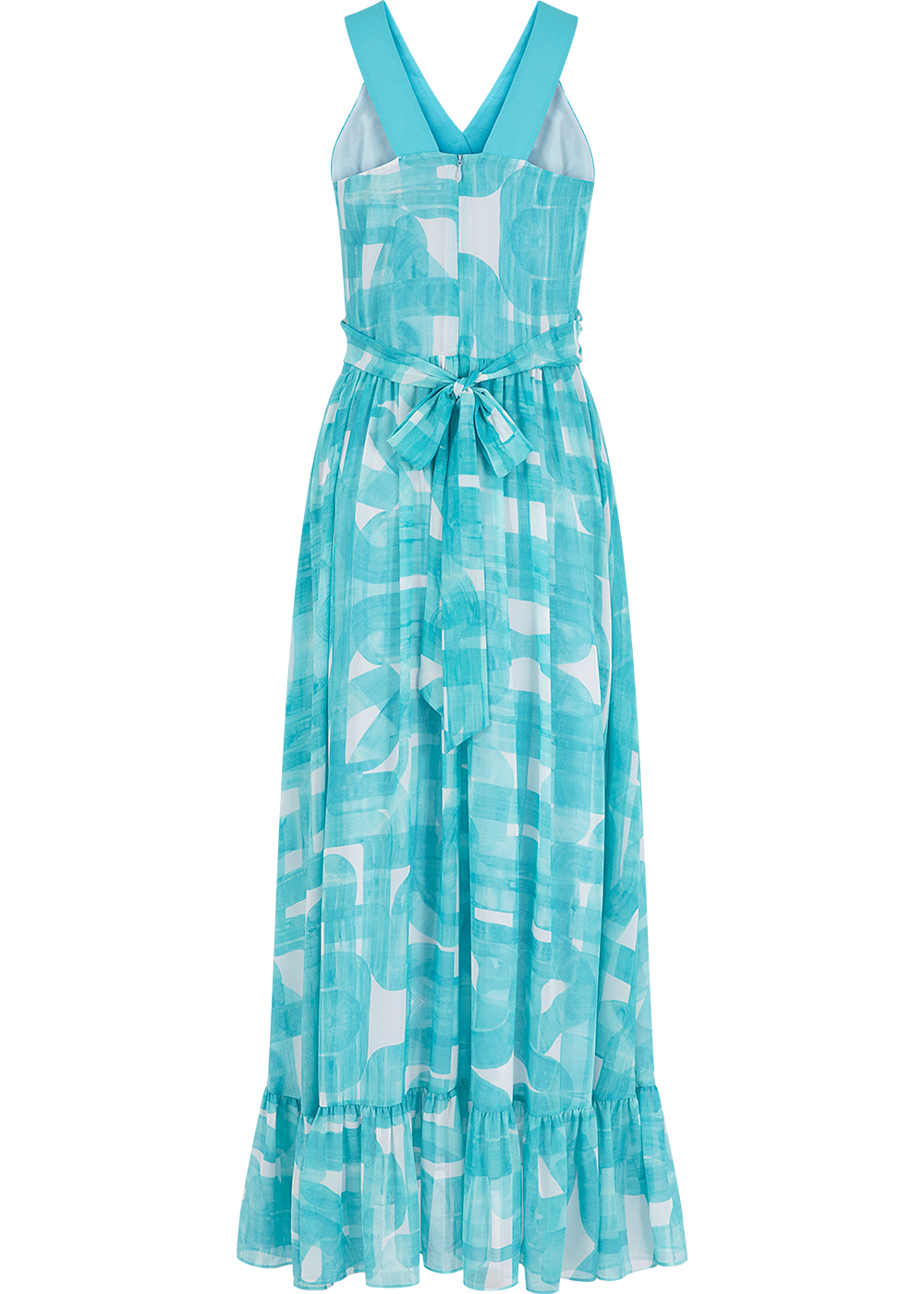 SALAZIA Flowing Brushstroke Maxi Dresses