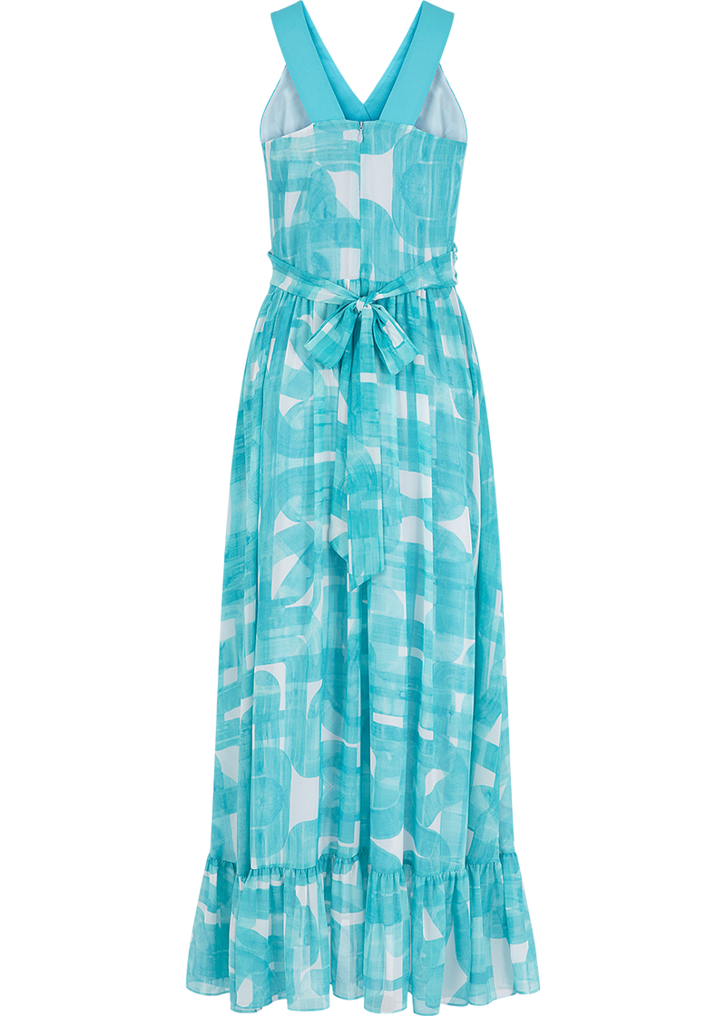SALAZIA Flowing Brushstroke Maxi Dresses
