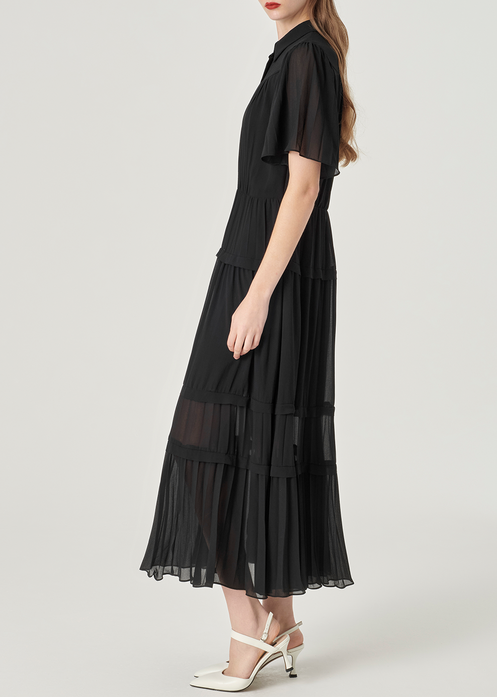 SALAZIA Black Maxi Dresses