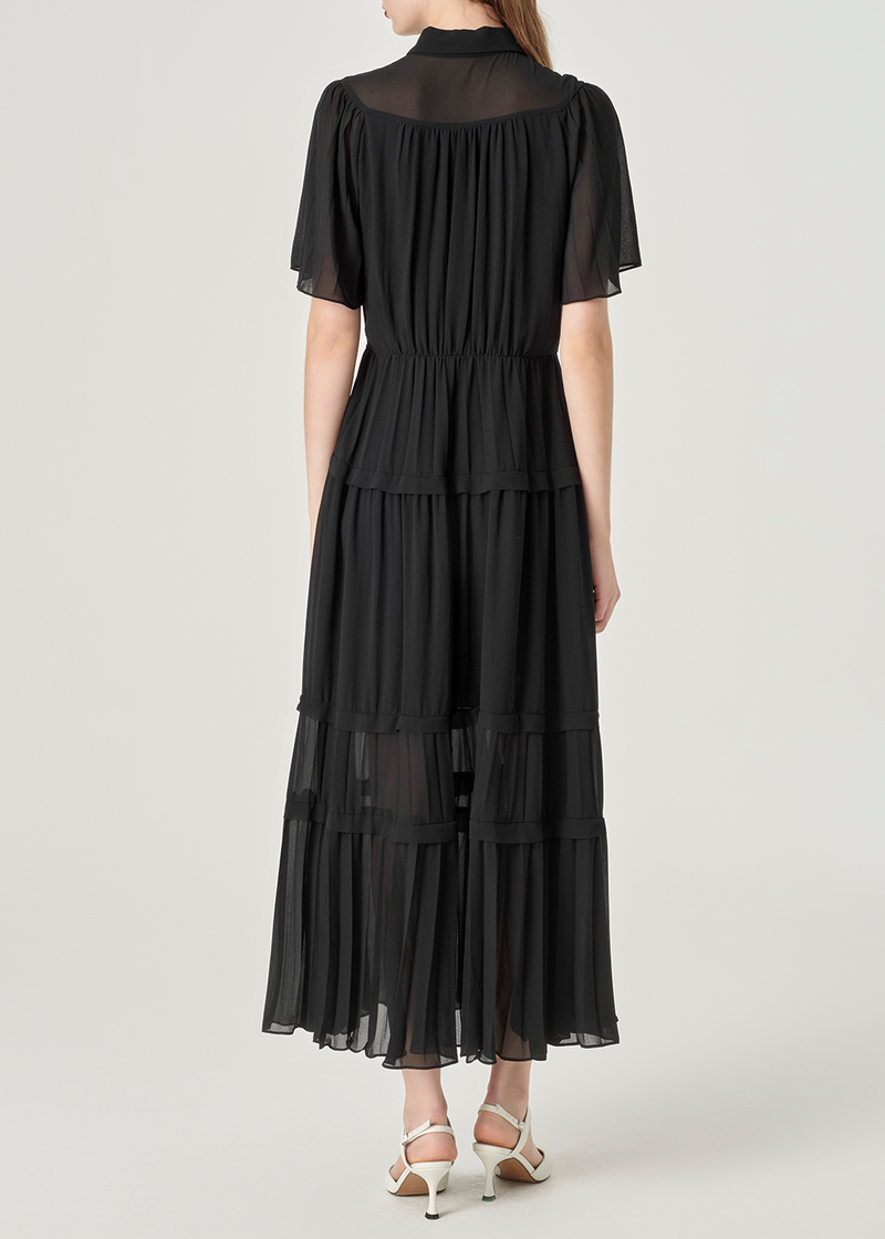 SALAZIA Black Maxi Dresses