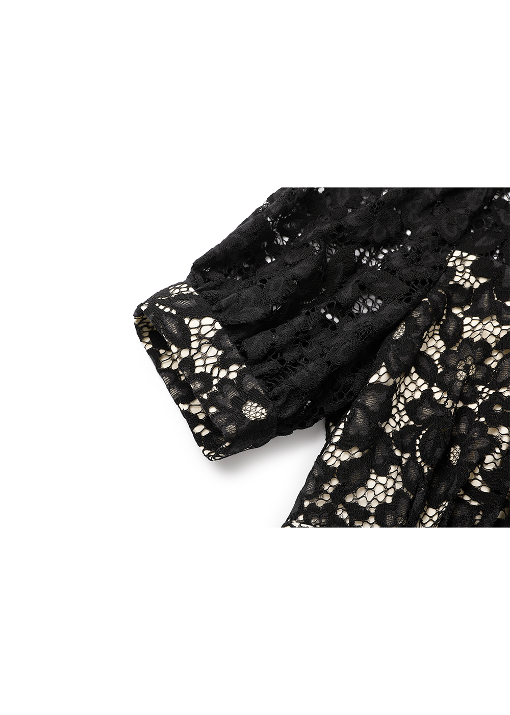 SALAZIA Black Viscose-Cotton Blend Short-Sleeve Dresses