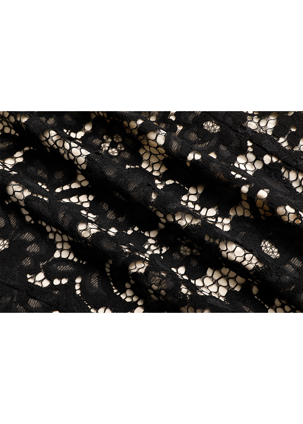 SALAZIA Black Viscose-Cotton Blend Short-Sleeve Dresses