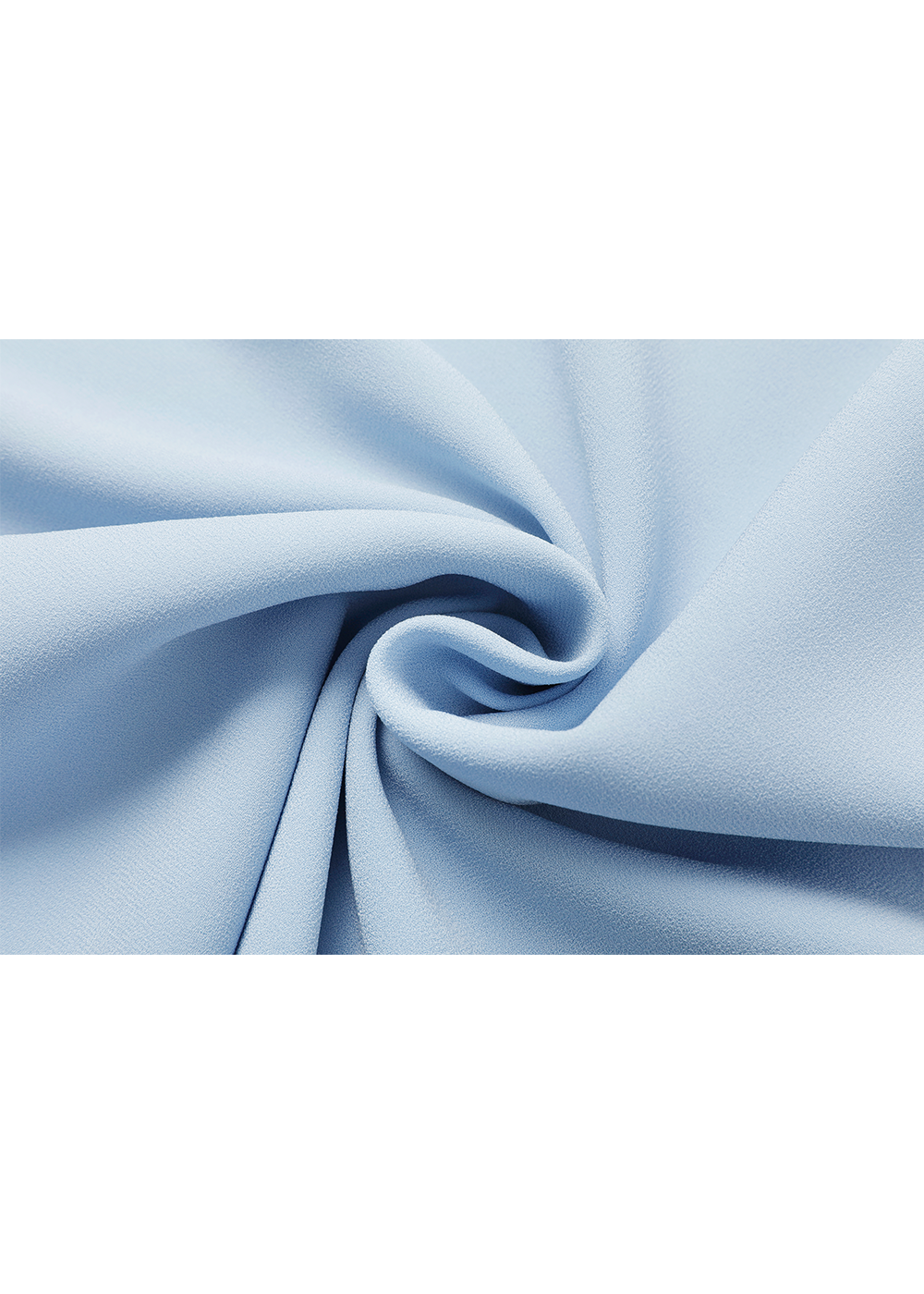 SALAZIA Misty Blue Triacetate Short-Sleeve Dresses