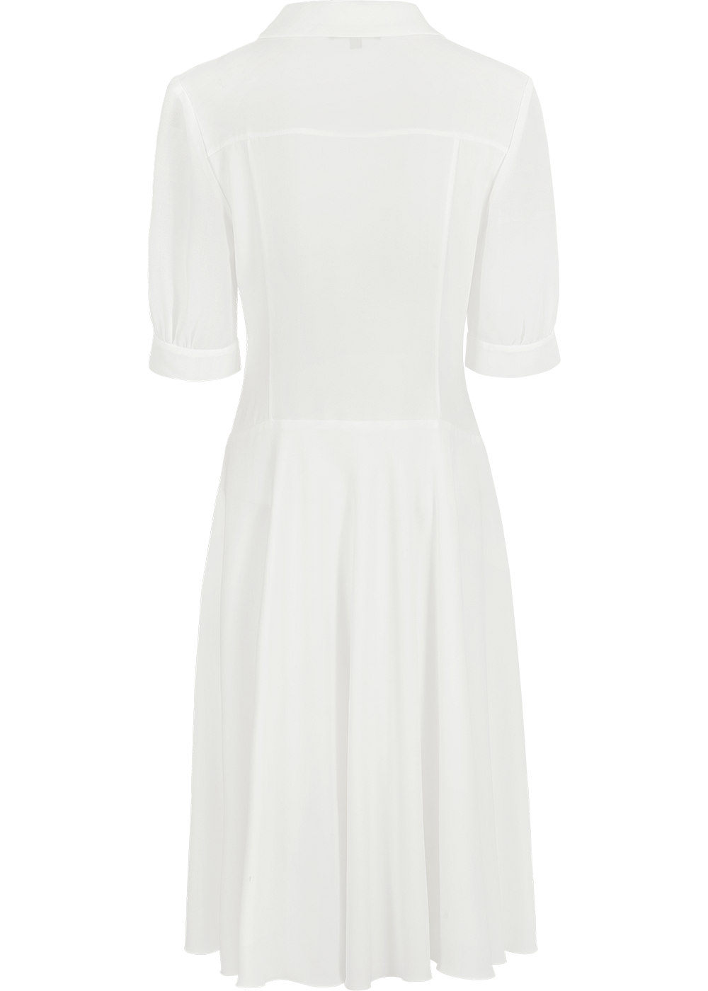 SALAZIA White Triacetate-Silk Blend Dresses