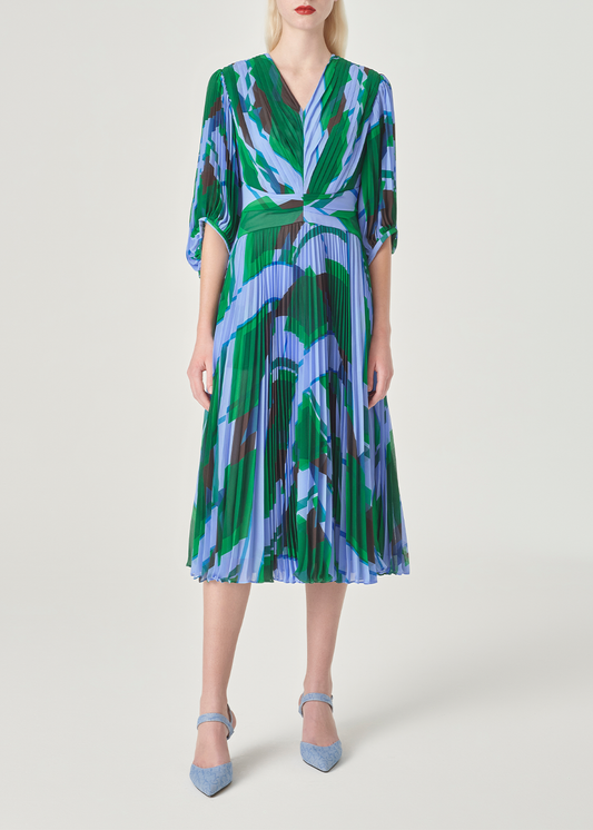 SALAZIA Blue-Green Seabed Ripple Dresses