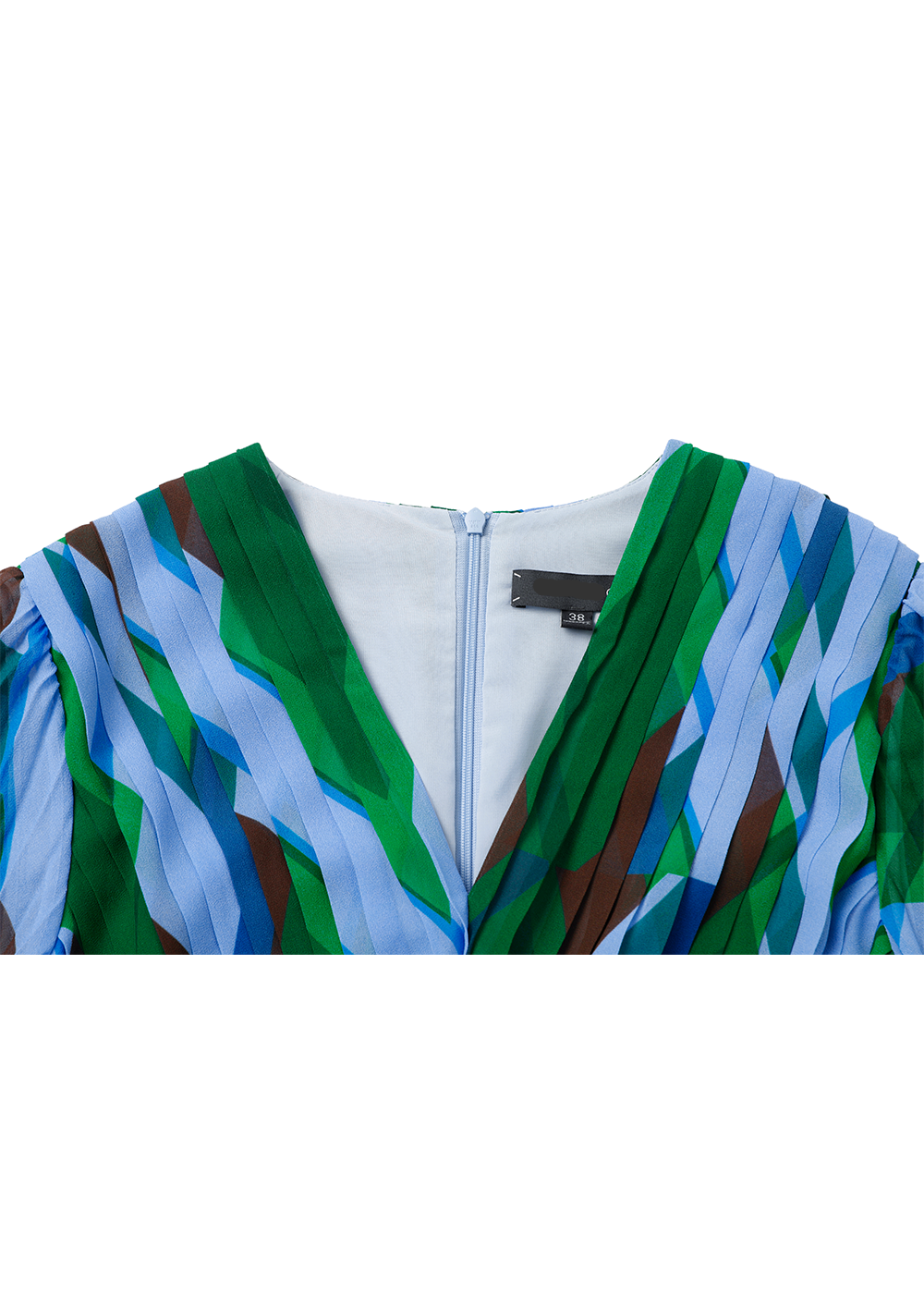 SALAZIA Blue-Green Seabed Ripple Dresses