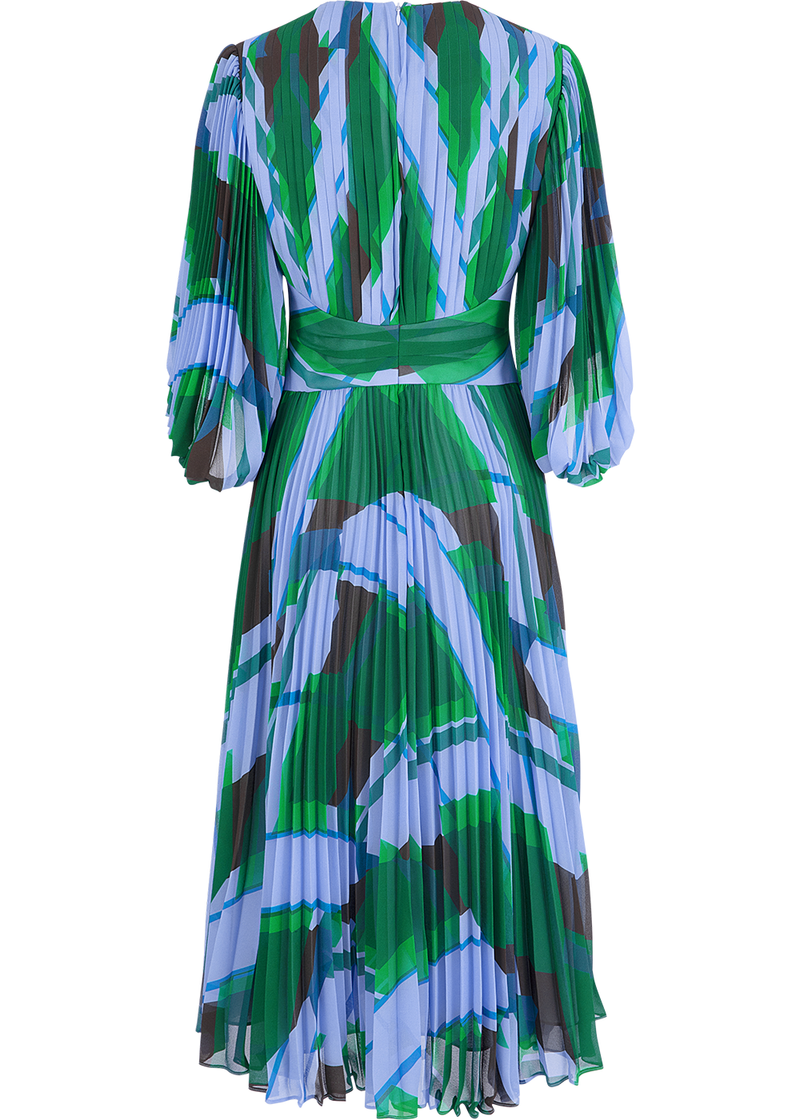 SALAZIA Blue-Green Seabed Ripple Dresses
