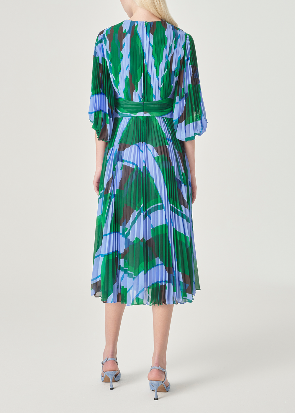 SALAZIA Blue-Green Seabed Ripple Dresses