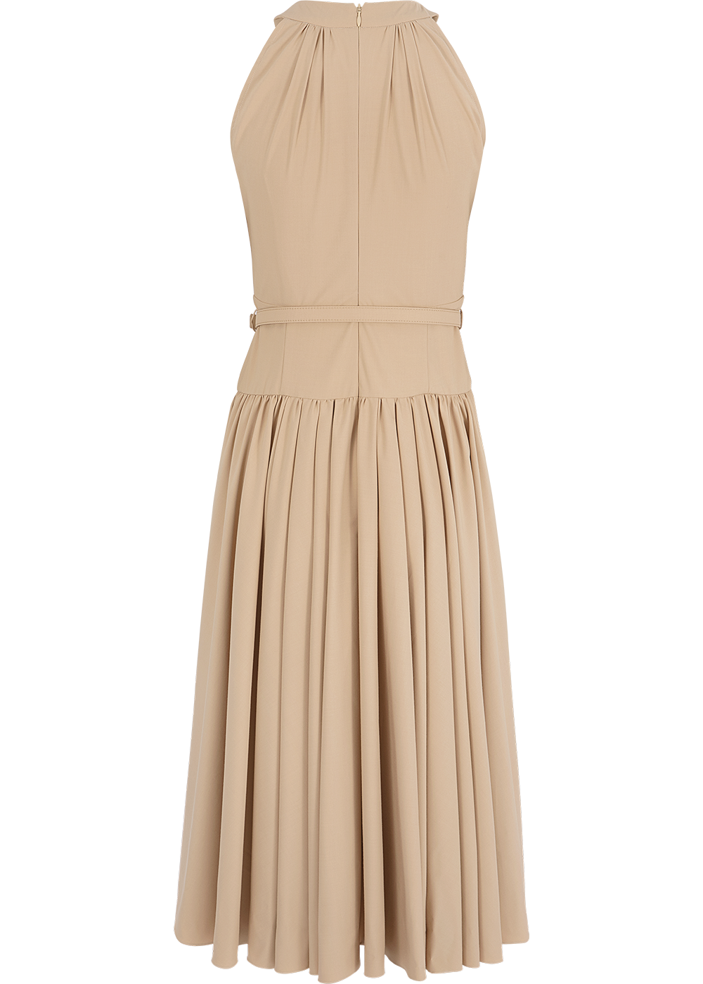 SALAZIA Sand Viscose Blend Shift Dresses
