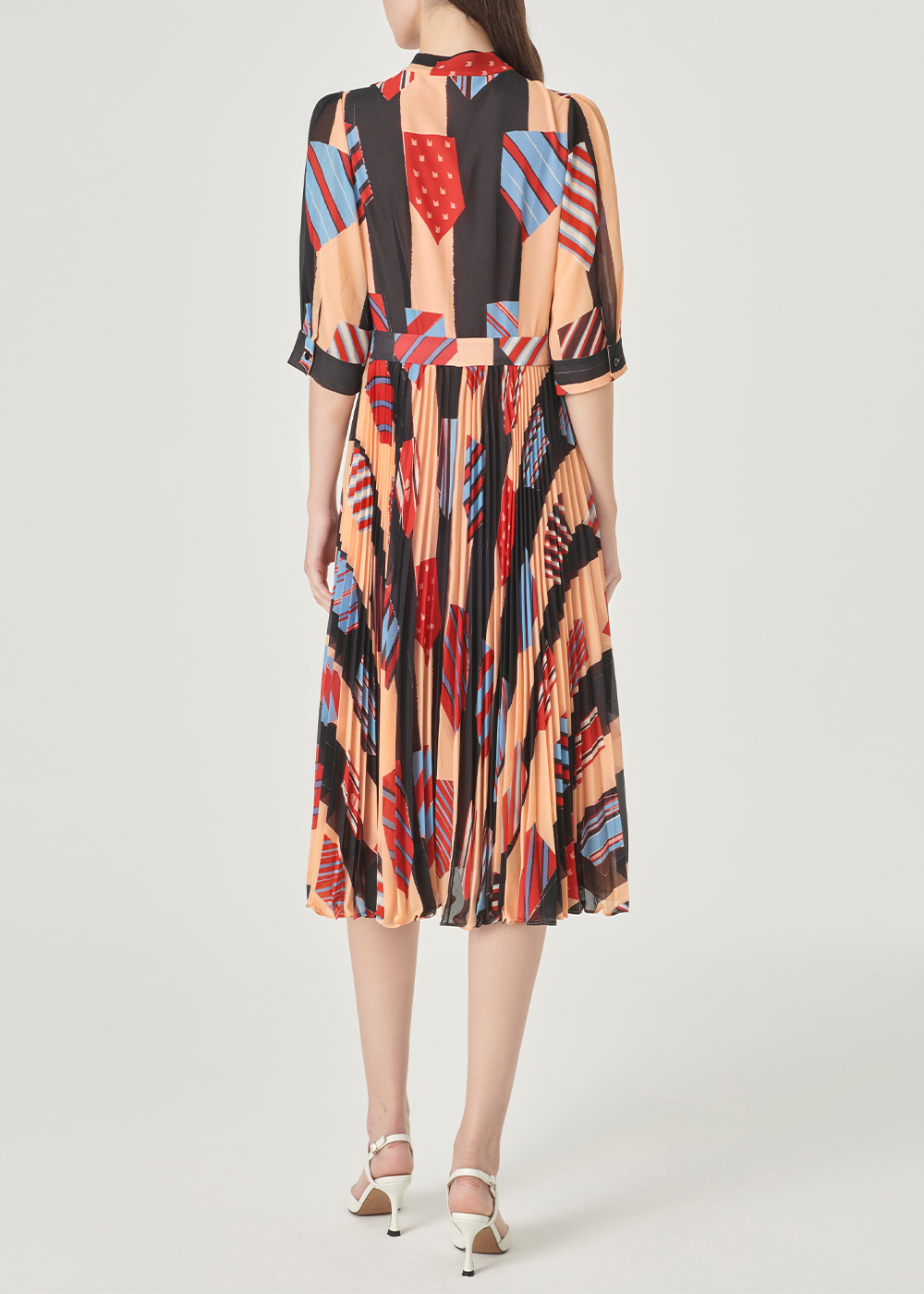 SALAZIA Pink-Orange Dream Bow Dresses