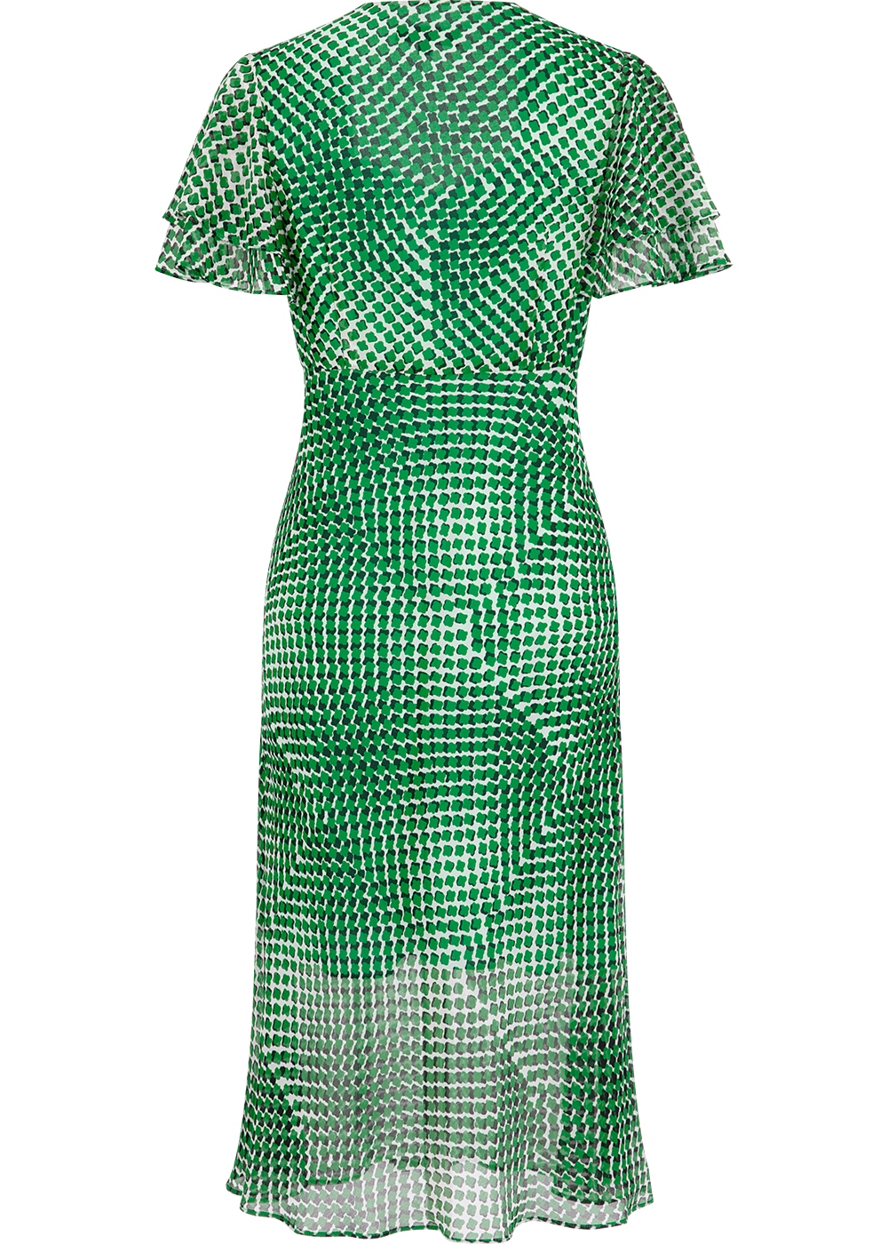 SALAZIA Green Gingham Shift Dresses