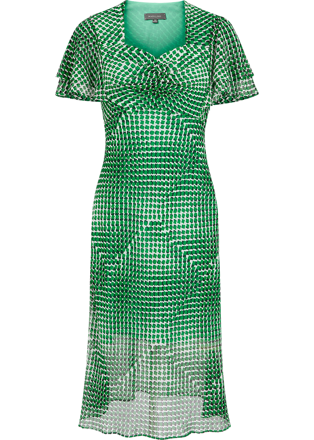 SALAZIA Green Gingham Shift Dresses