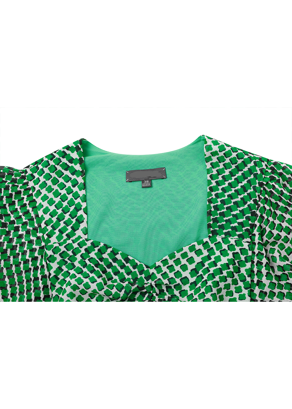 SALAZIA Green Gingham Shift Dresses