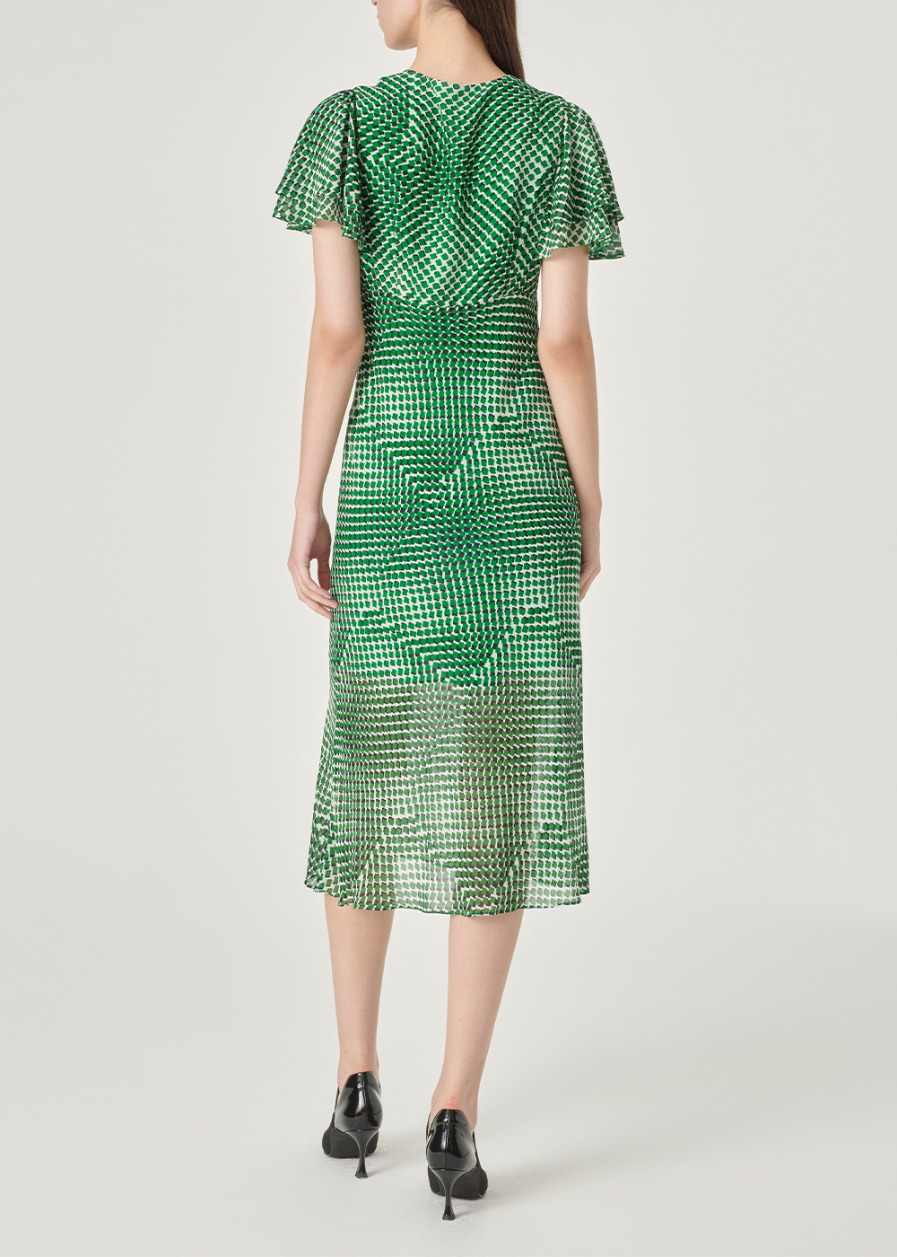 SALAZIA Green Gingham Shift Dresses