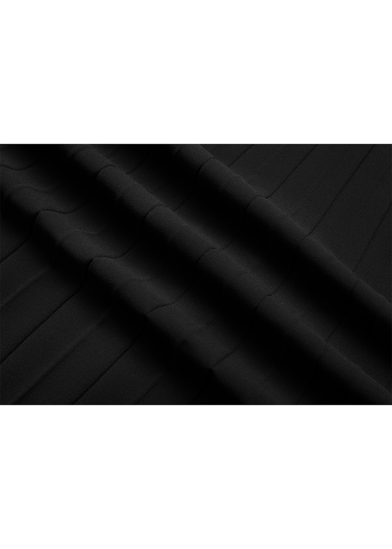 SALAZIA Black Mixed-Media Shift Dresses