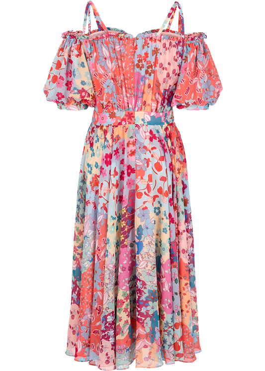 SALAZIA Powder Blue Enchanted Garden Dresses