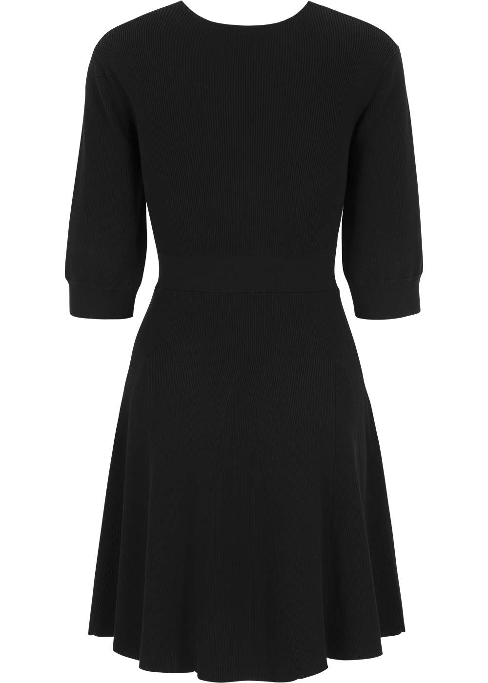SALAZIA Black Viscose Blend Knit Dresses