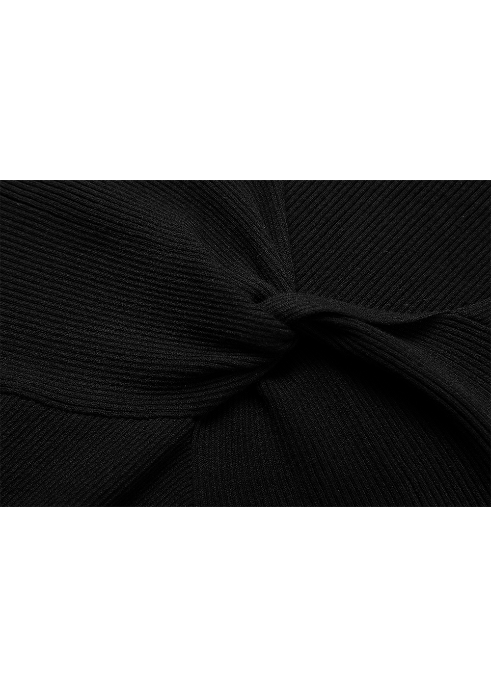 SALAZIA Black Viscose Blend Knit Dresses