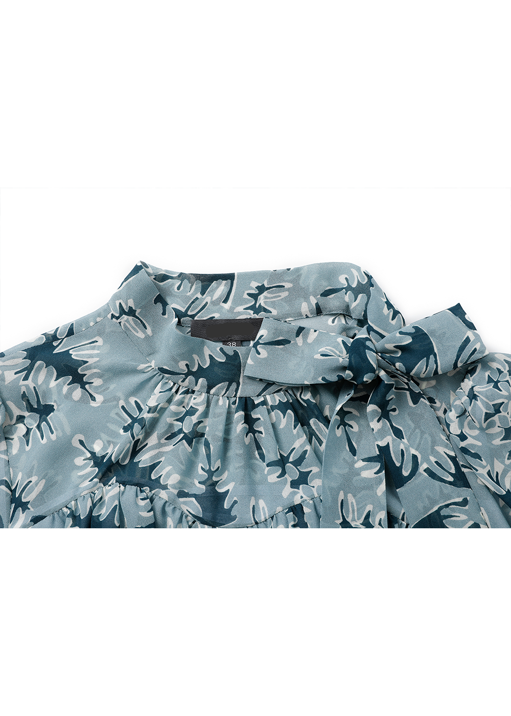 SALAZIA Misty Blue Forest Blouses
