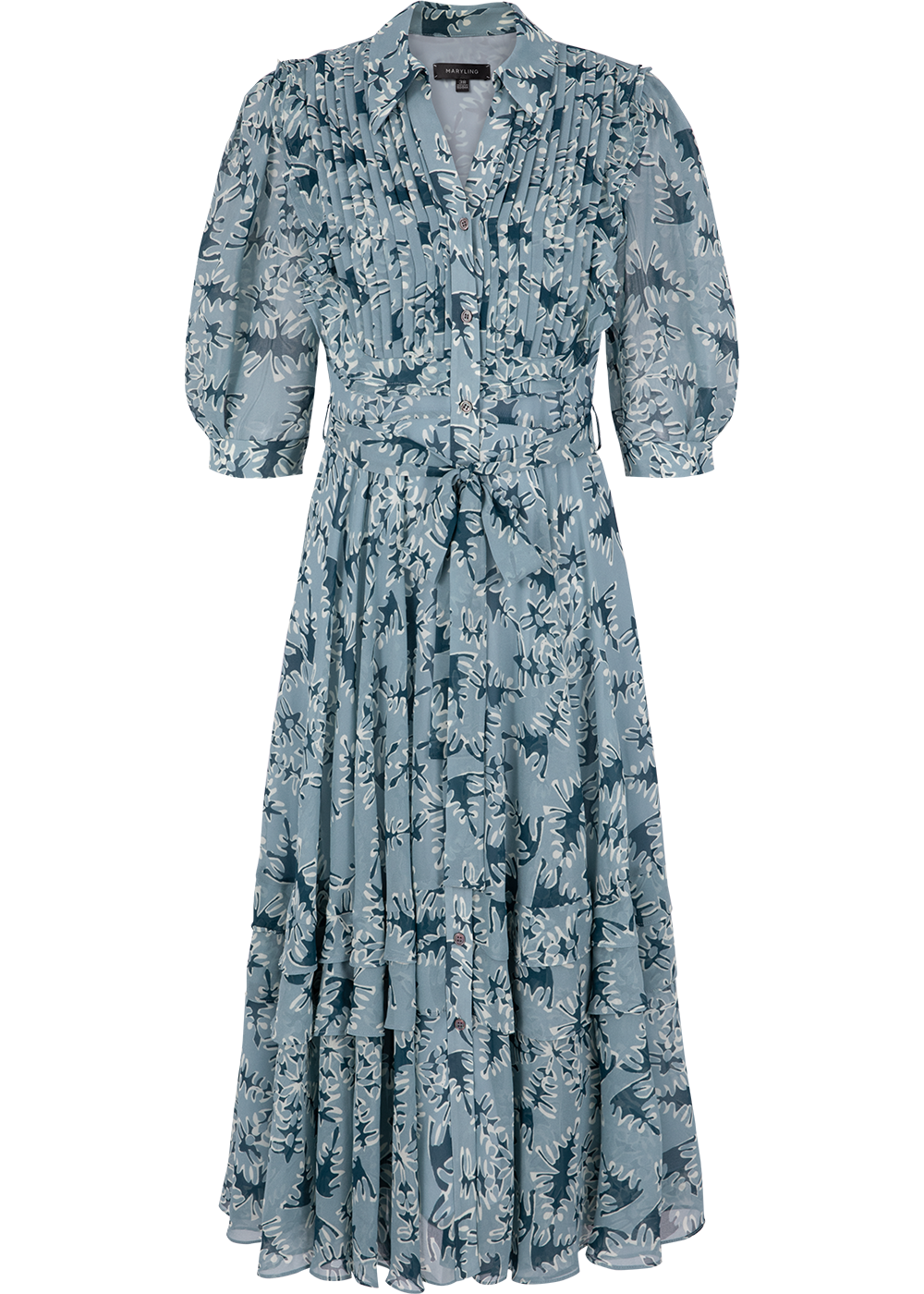 SALAZIA Misty Blue Woodland Dresses