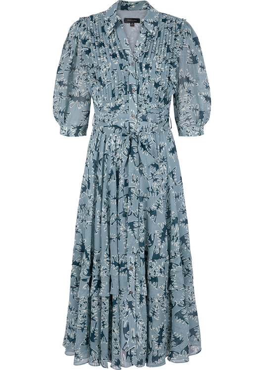 SALAZIA Misty Blue Woodland Dresses