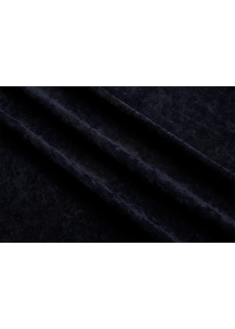 SALAZIA Deep Blue Triacetate Blend Shift Dresses