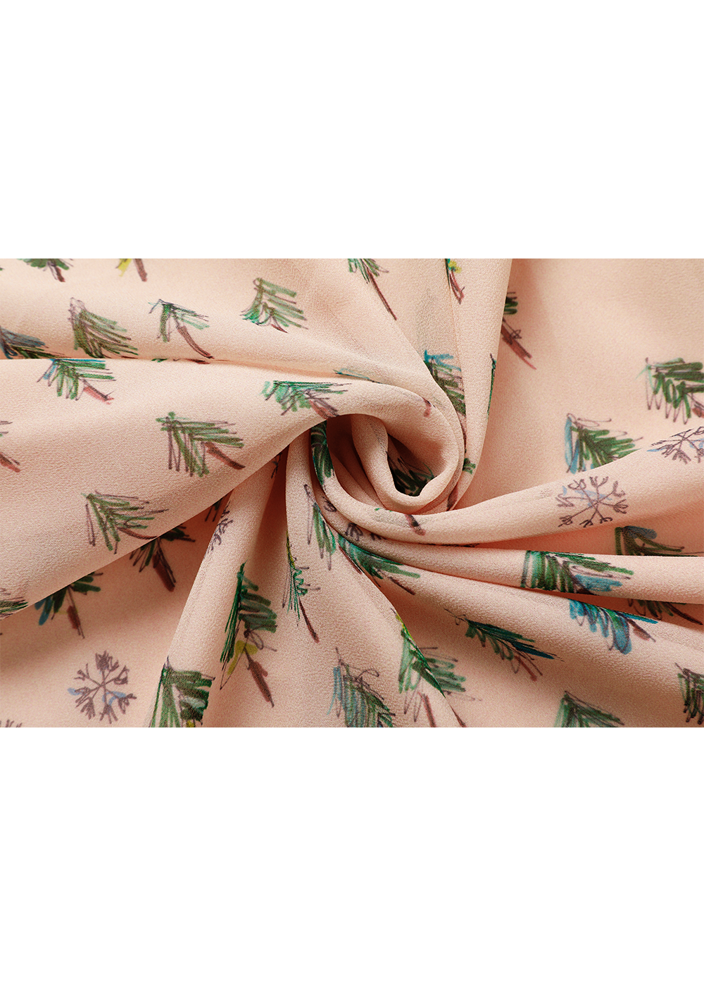 SALAZIA Pink Blush Sapling Print Dresses