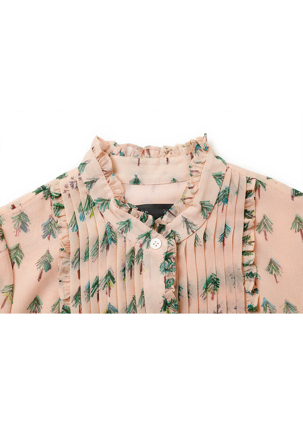SALAZIA Pink Blush Sapling Print Dresses