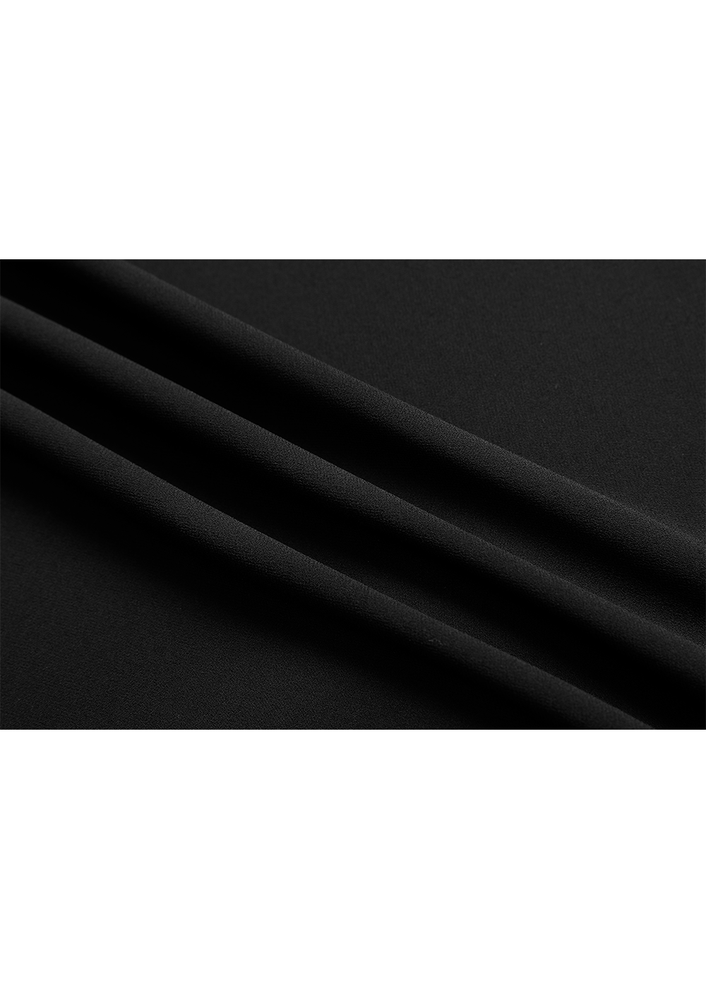 SALAZIA Black Triacetate Blend Long-Sleeve Dresses