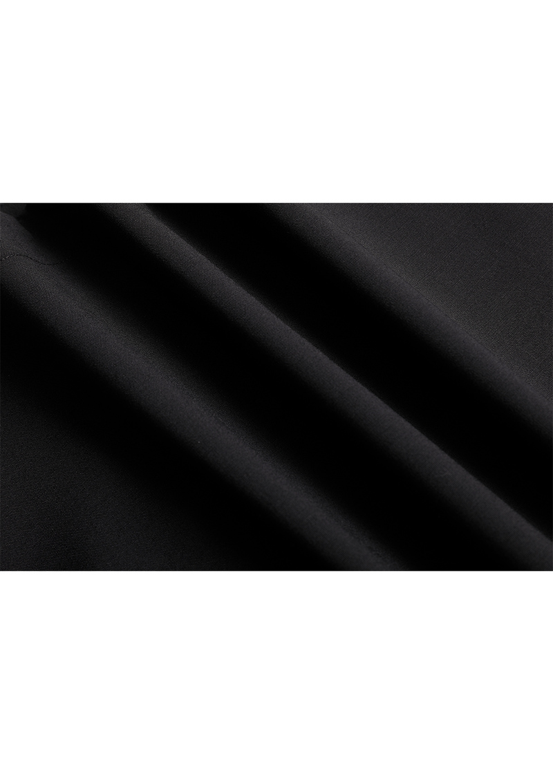 SALAZIA Black-White Colorblock Mini Dresses