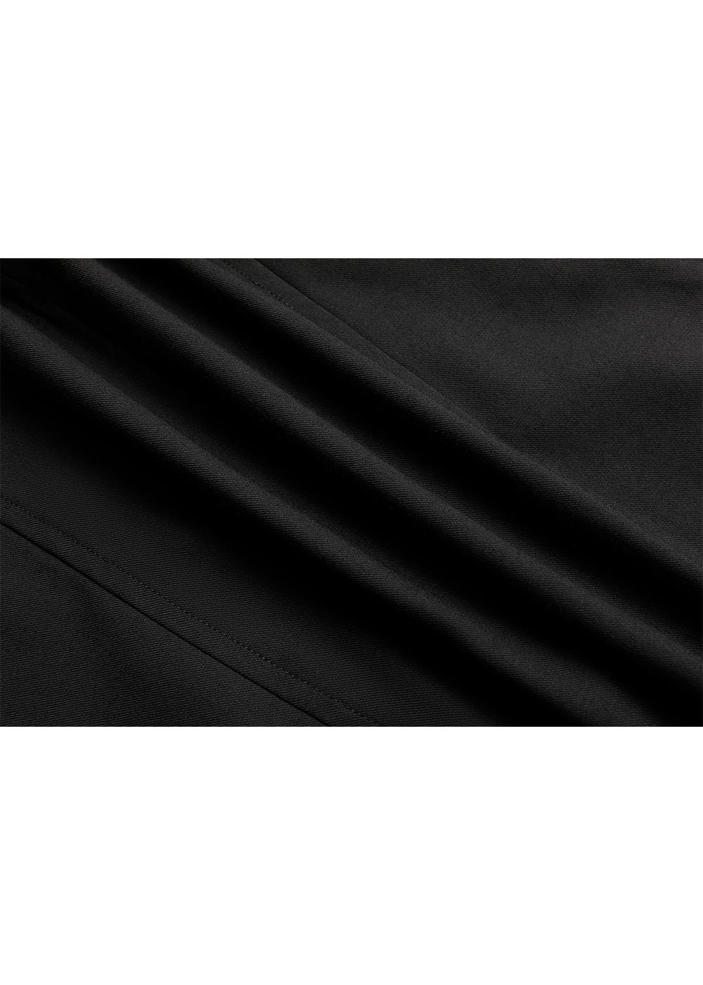 SALAZIA Black Wool Blend Fitted Dresses