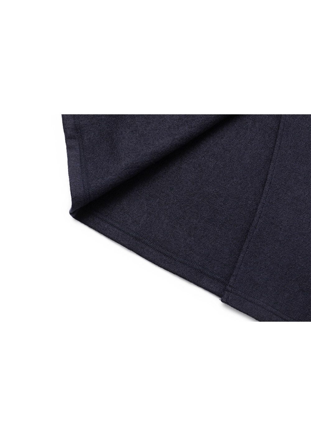 SALAZIA Deep Blue Wool Blend A-Line Dresses